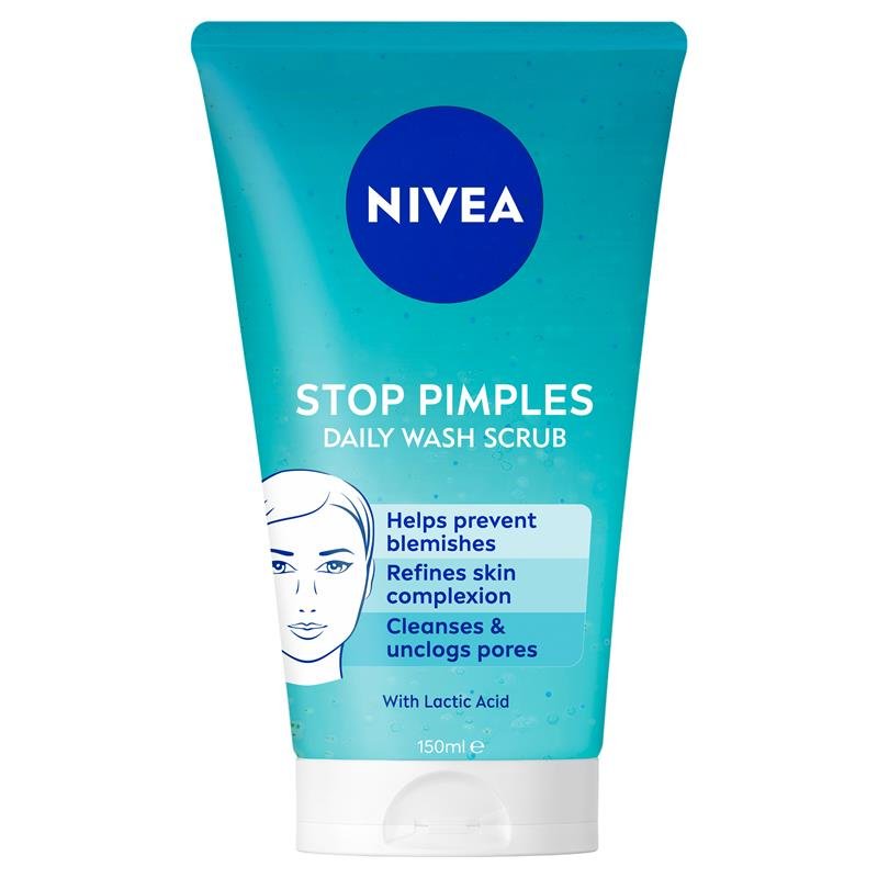 NIVEA Daily Essentials Anti-Pimple Daily Face Scrub 150ml