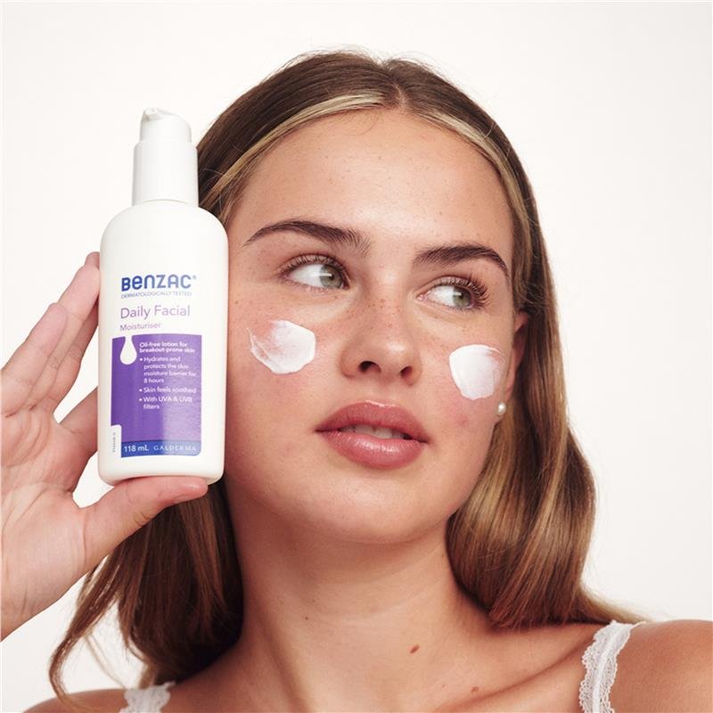 Benzac Daily Facial Moisturiser 118ml