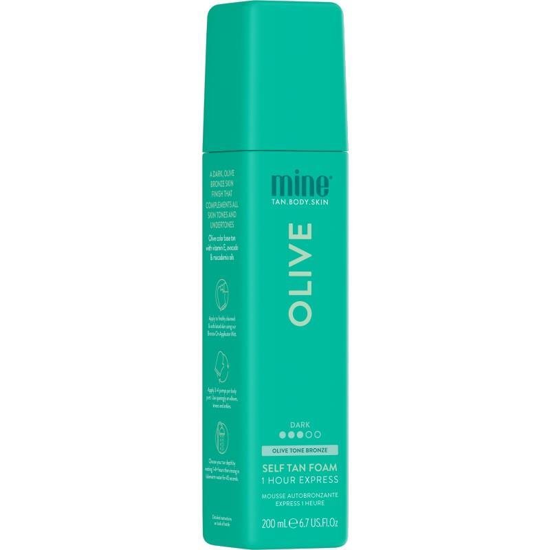 MineTan Olive 1 Hour Express Self Tan Foam 200ml