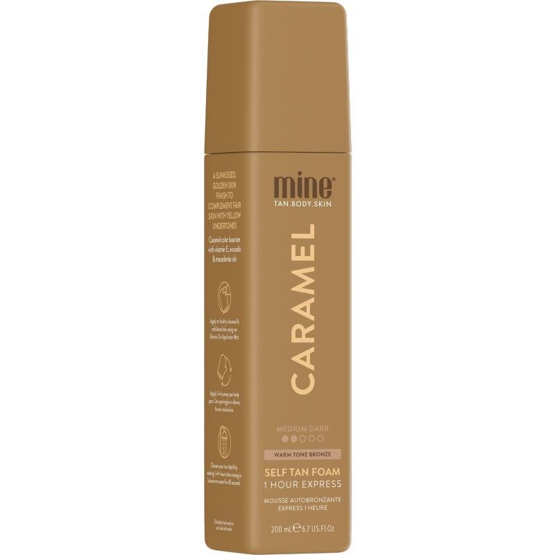 MineTan Caramel 1 Hour Express Self Tan Foam 200ml