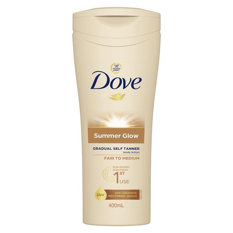 Dove Summer Glow Body Lotion Fair to Medium Skin 400ml