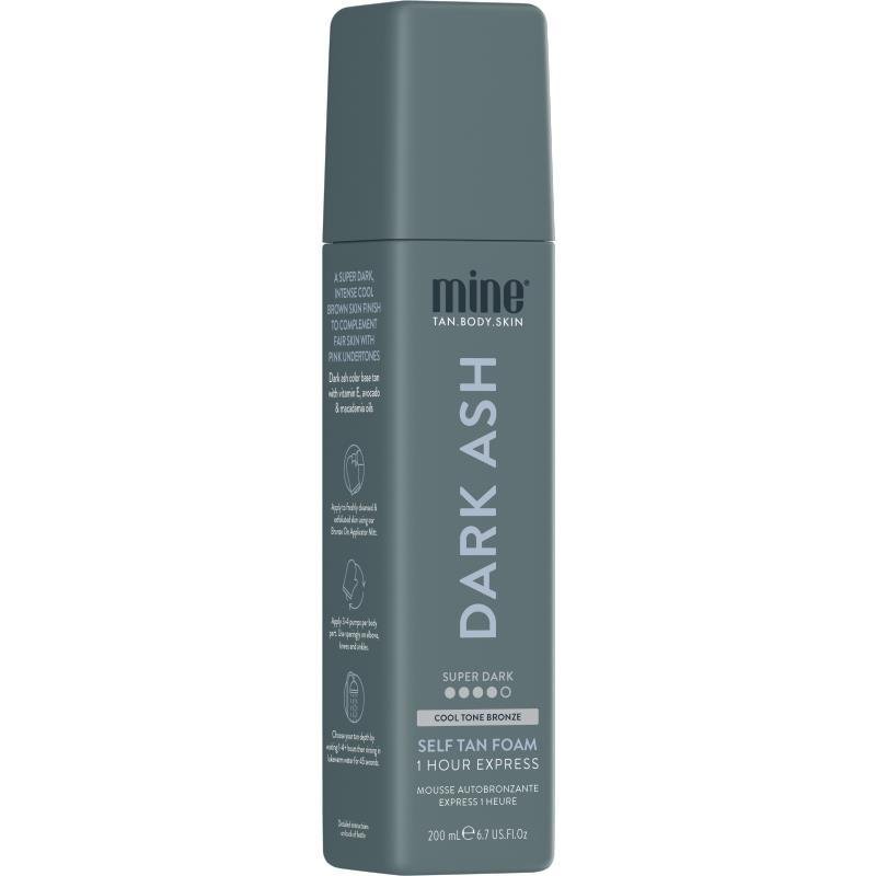 MineTan Dark Ash 1 Hour Express Self Tan Foam 200ml