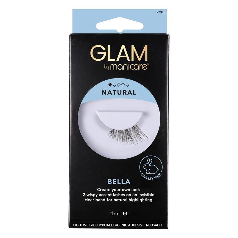 Glam By Manicare Bella Lashes Natural