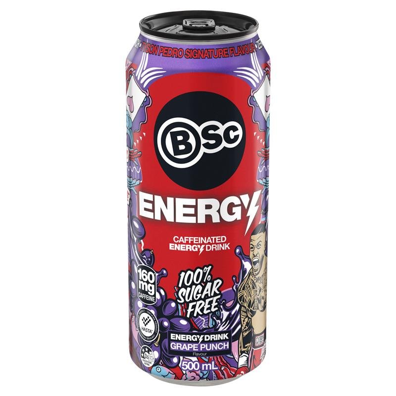 BSc Energy Drink Grape Punch 500ml
