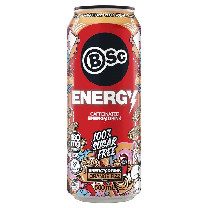 BSc Energy Drink Orange Fizz 500ml