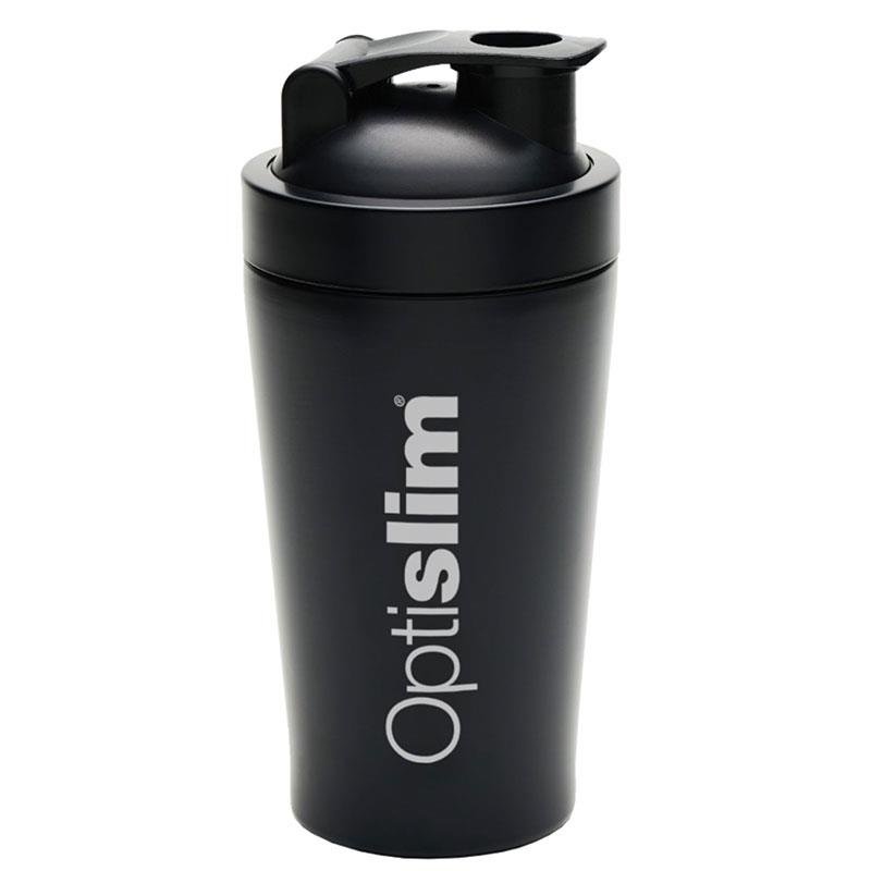 Optislim Black Steel Shaker 500ml