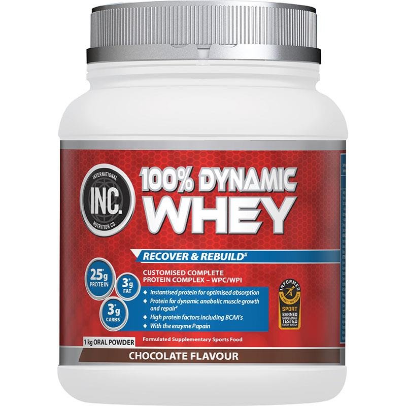 INC. 100 Dynamic Whey Chocolate Flavour 1kg