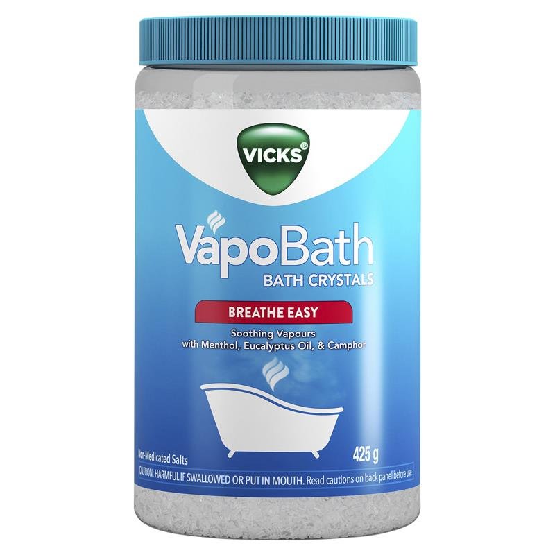 Vicks VapoBath Bath Crystals Non-Medicated Salts 425g