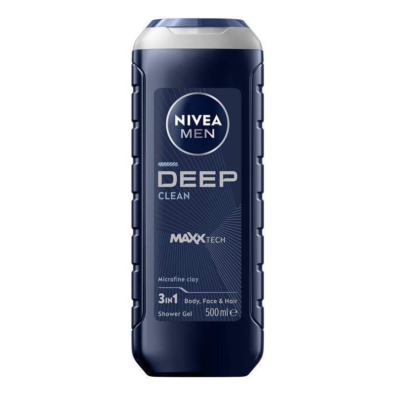 NIVEA for Men Deep Shower Gel 500ml
