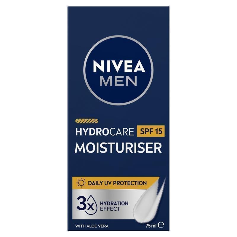 NIVEA MEN Hydrocare Protective Moisturiser SPF 15 75 ml
