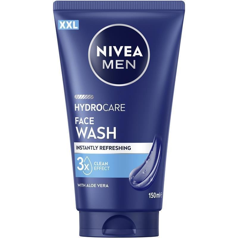 NIVEA MEN Hydrocare XXL Facewash with Aloe Vera & Pro-Vitamin B5 150ml