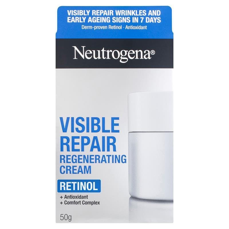 Neutrogena Visible Repair Retinol Regenerating Cream 50g
