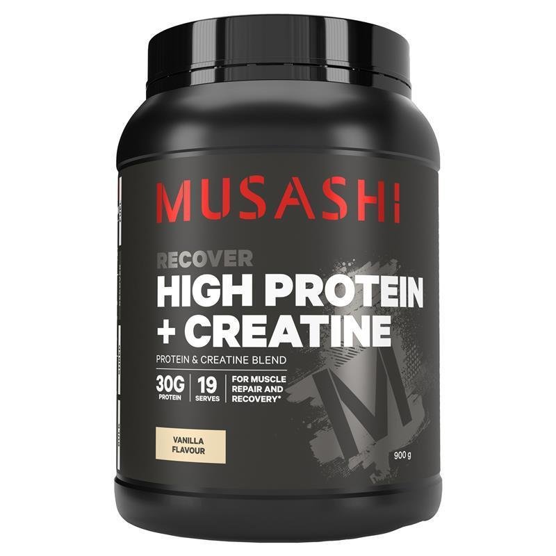Musashi High Protein + Creatine Chocolate 900g