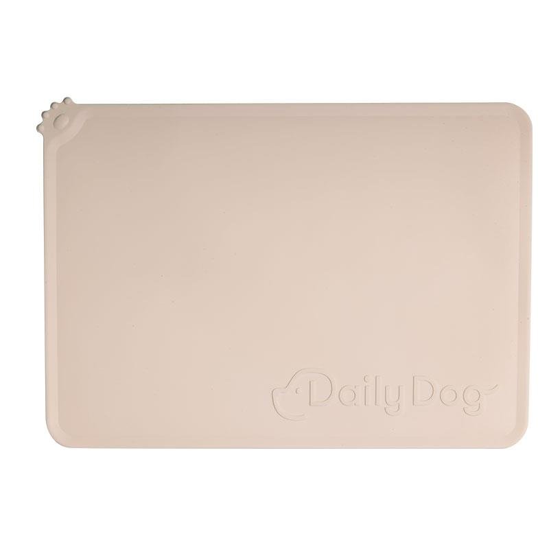 Daily Dog Waterproof Feeding Mat Bone White
