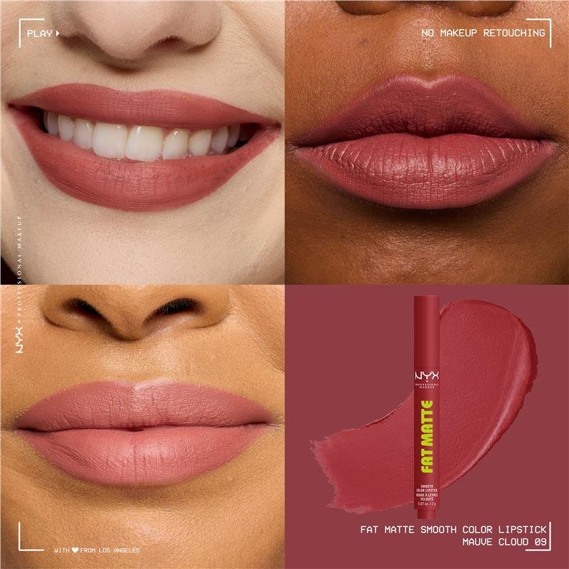 NYX Fat Matte 雾面润唇膏 Mauve Cloud