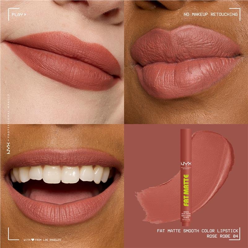 NYX Fat Matte 雾面润唇膏 Rose Robe