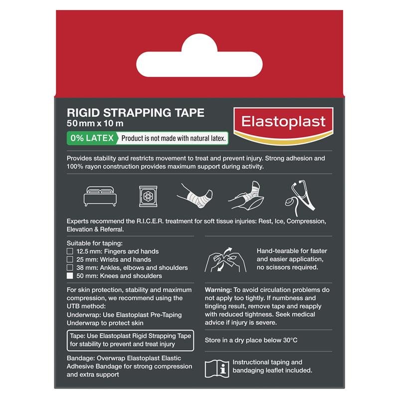 Elastoplast 运动硬性绷带胶带 50mm x 10m