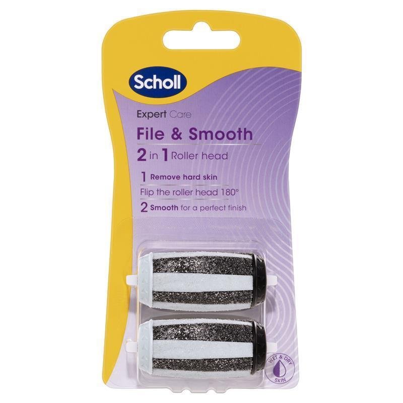 Scholl Expert Care 二合一电动磨脚器替换头