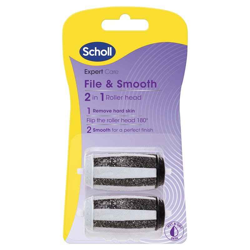 Scholl Expert Care 二合一电动磨脚器替换头
