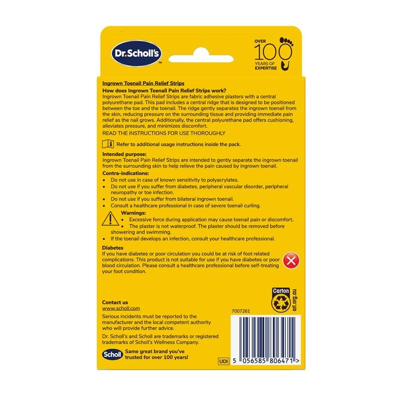 爽健 Dr.Scholls 嵌甲舒缓贴 1盒