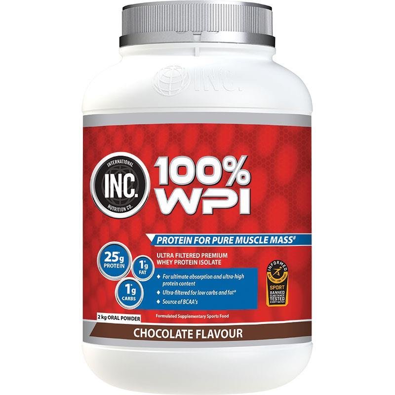 INC. 100 WPI 分离乳清蛋白粉 巧克力味 2kg