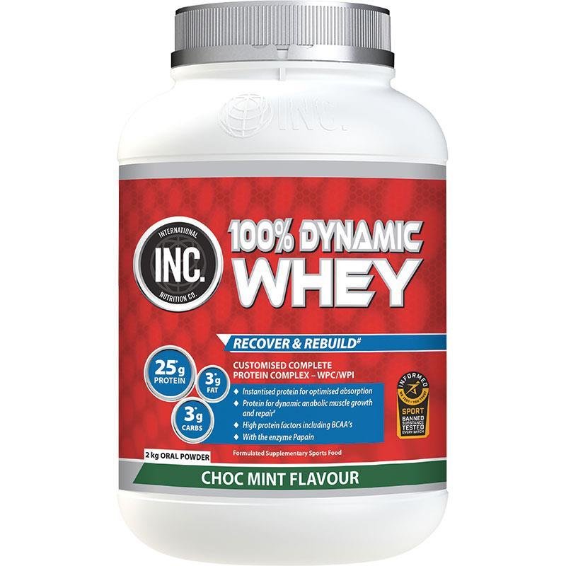 INC. 100% Dynamic Whey 乳清蛋白粉 巧克力薄荷味 2kg