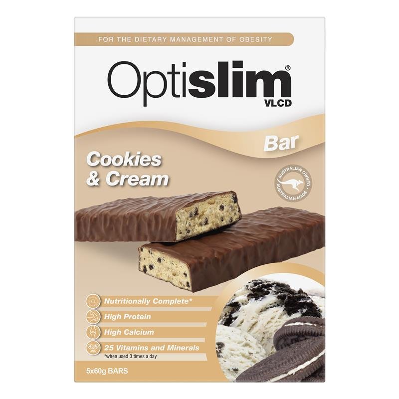 Optislim VLCD 代餐棒 曲奇奶油味 5支装