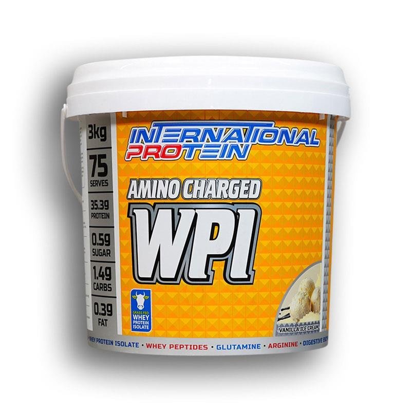 International Protein Amino Charged 分离乳清蛋白粉 香草味 3kg