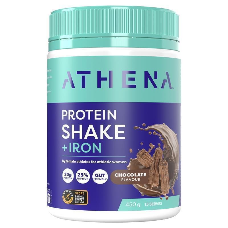 Athena 女性蛋白粉 含铁 巧克力味 450g