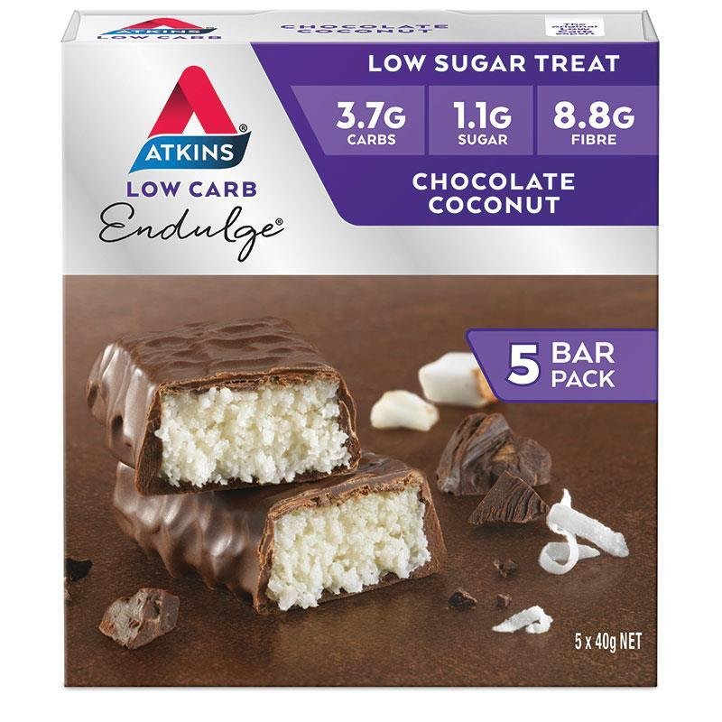 Atkins Endulge 巧克力椰子棒 200g 5支装