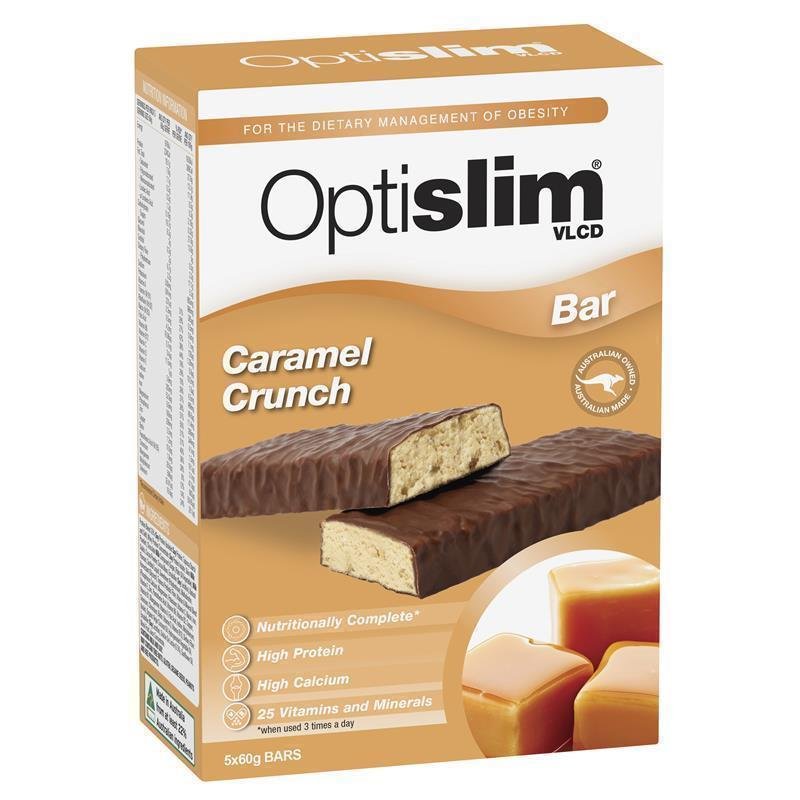 OptiSlim VLCD 代餐棒 焦糖脆味 5支装
