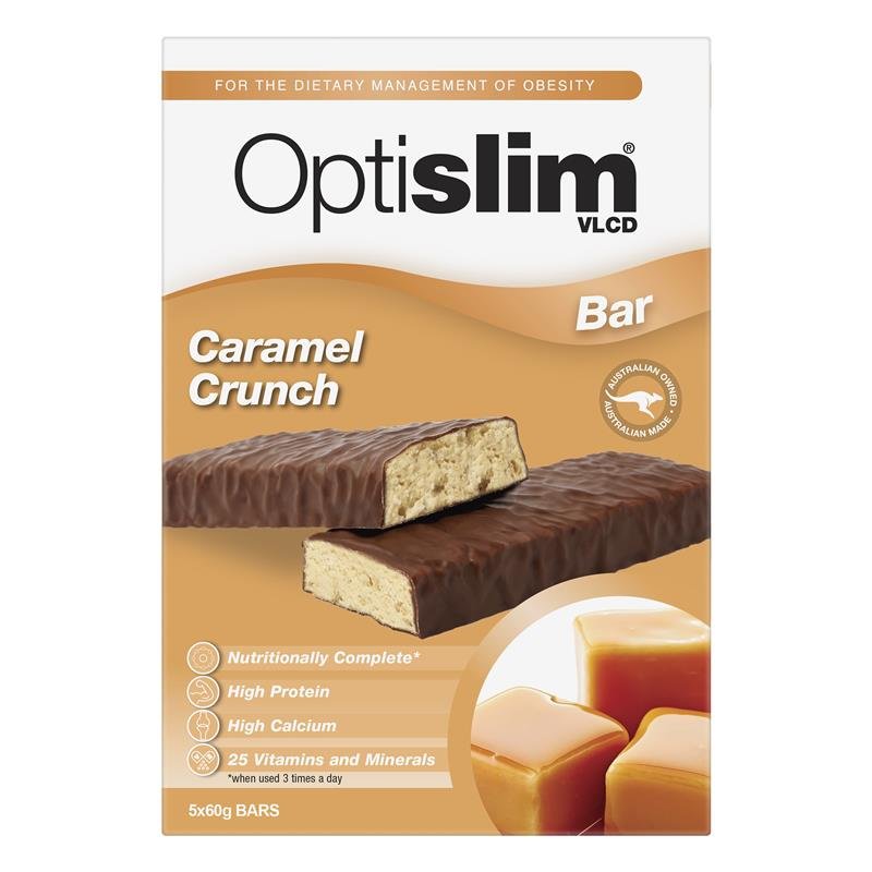 OptiSlim VLCD 代餐棒 焦糖脆味 5支装