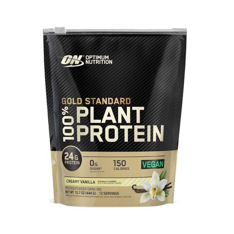 欧普特蒙 Optimum Nutrition 金标植物蛋白粉 香草味 444g