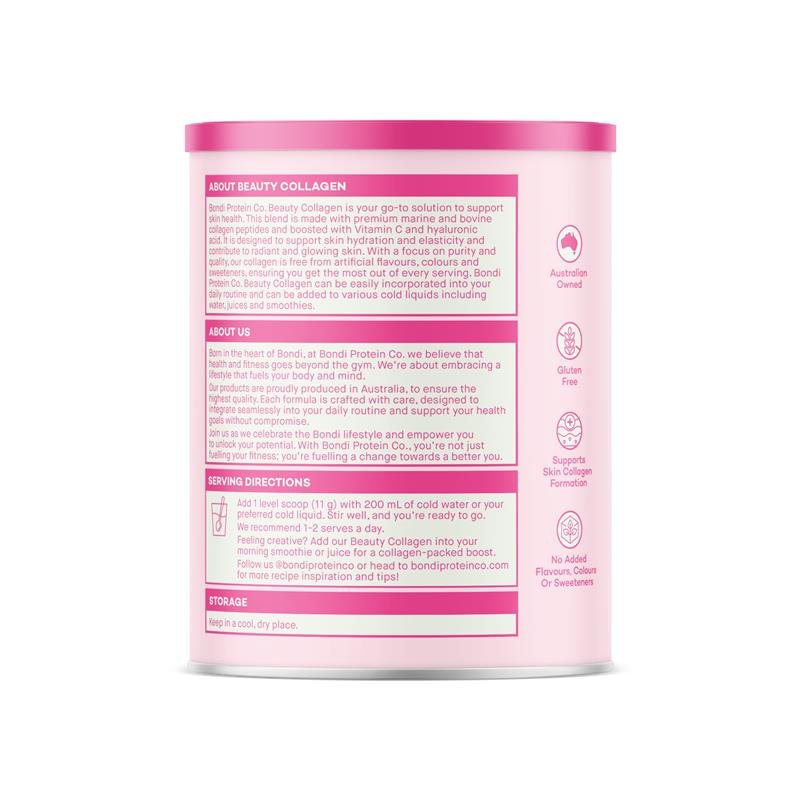 Bondi Protein Co. 美颜胶原蛋白粉 无味 210g