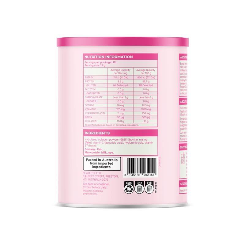 Bondi Protein Co. 美颜胶原蛋白粉 无味 210g
