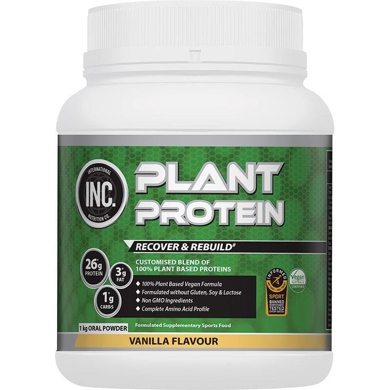 INC. 植物蛋白粉 香草味 1kg