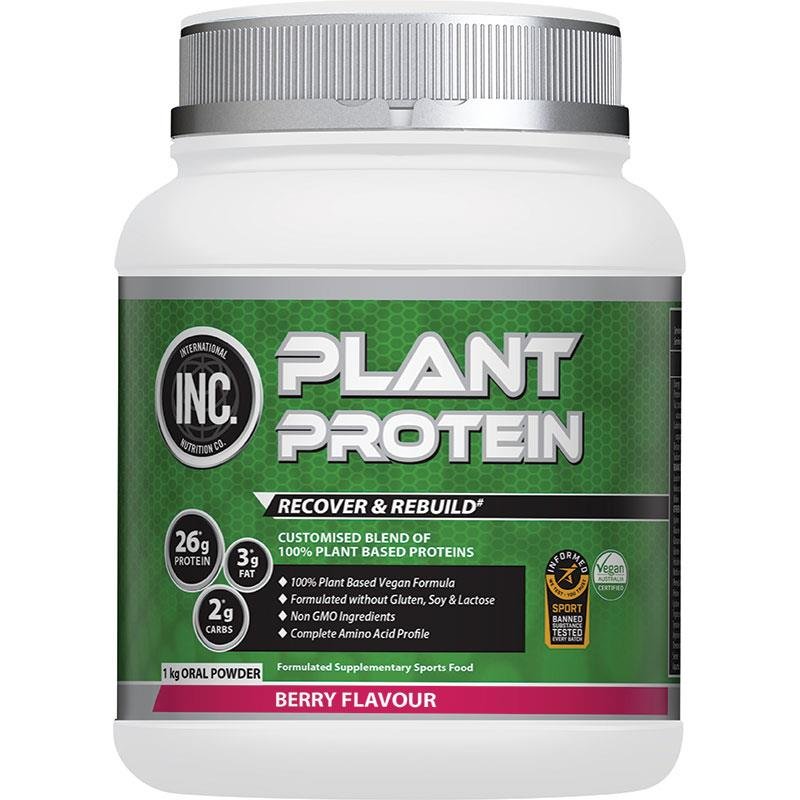 INC. 植物蛋白粉 莓果味 1kg