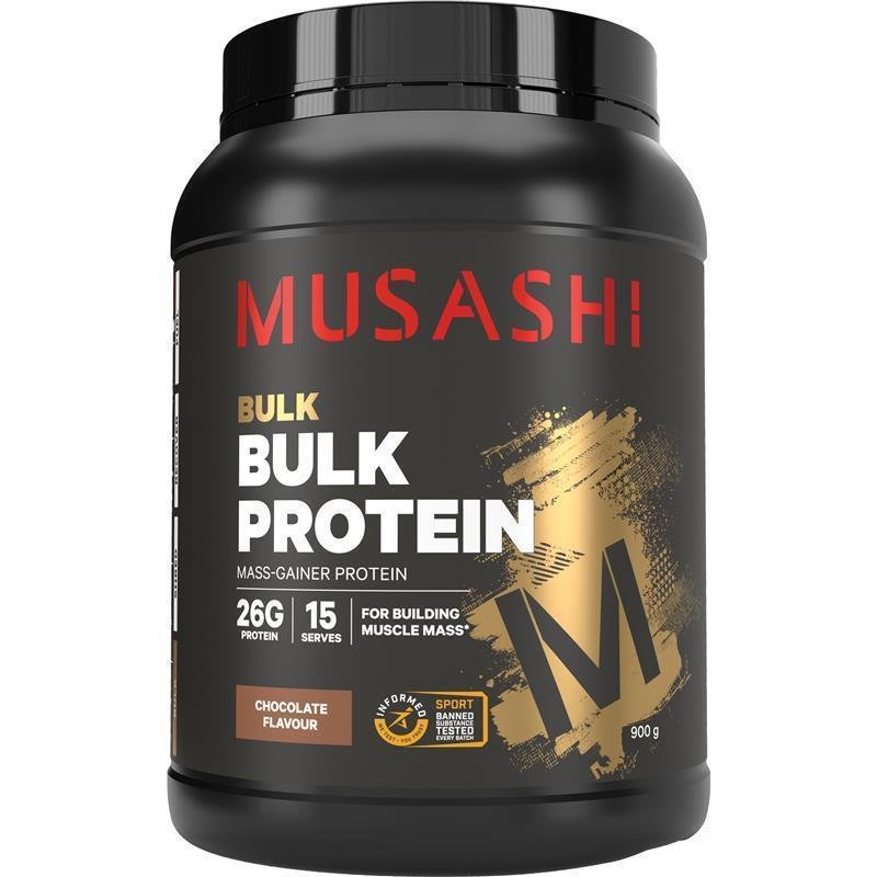 武藏 Musashi Bulk 增肌蛋白粉 巧克力味 900g
