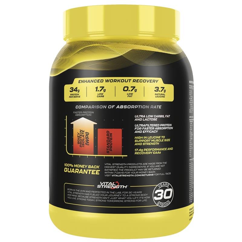 Vital Strength WPI Plus 100 分离乳清蛋白粉 巧克力味 1kg