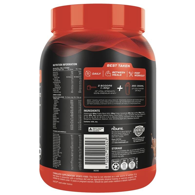 Vital Strength Launch 乳清蛋白粉 巧克力味 1kg