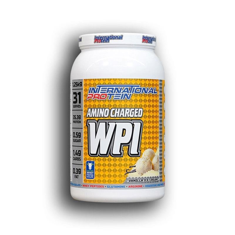 International Protein Amino Charged 分离乳清蛋白粉 香草味 1.25kg