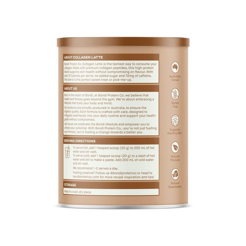 Bondi Protein Co. 胶原拿铁冲剂 240g