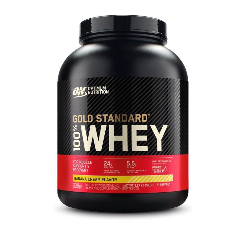 欧普特蒙 Optimum Nutrition 金标乳清蛋白粉 香蕉味 2.27kg