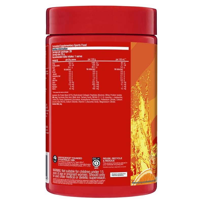 BSc x Chupa Chups 蛋白水冲剂 香橙味 700g