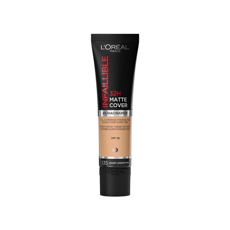 L'Oreal Paris Infallible 32H Matte Cover 4% Niacinamide 135