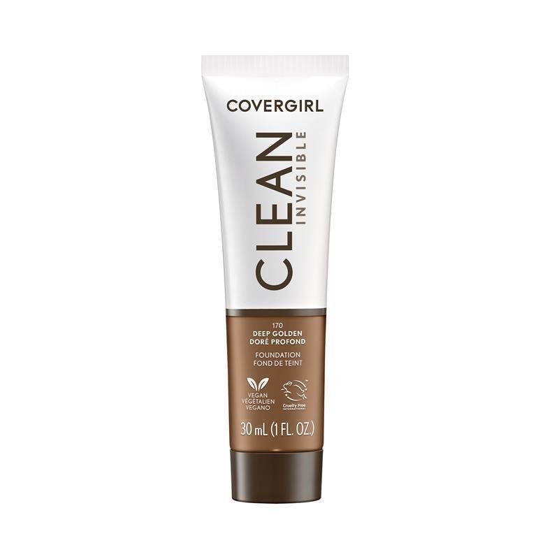 Covergirl Clean Invisible Foundation #170 Deep Golden