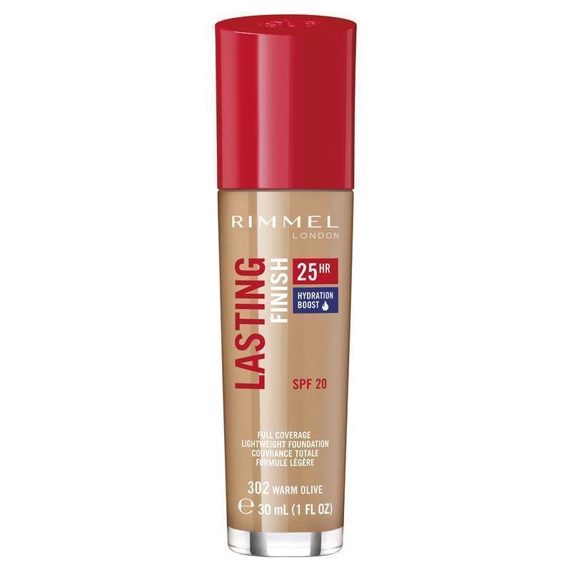 Rimmel Long Lasting 25Hr Foundation Warm Olive 302