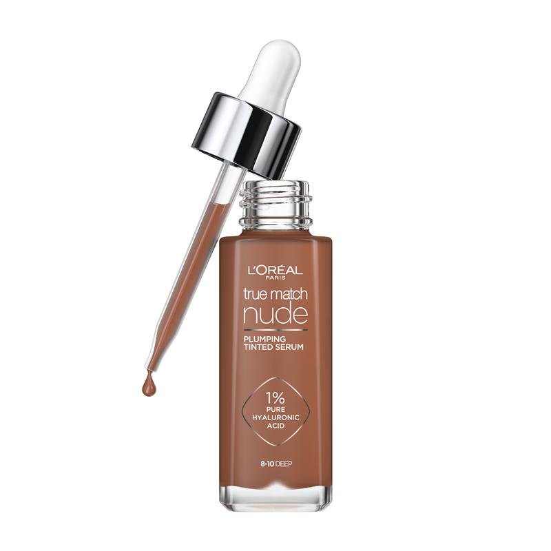 L'Oreal Paris True Match Nude Plumping Tinted Serum 8-10 Deep