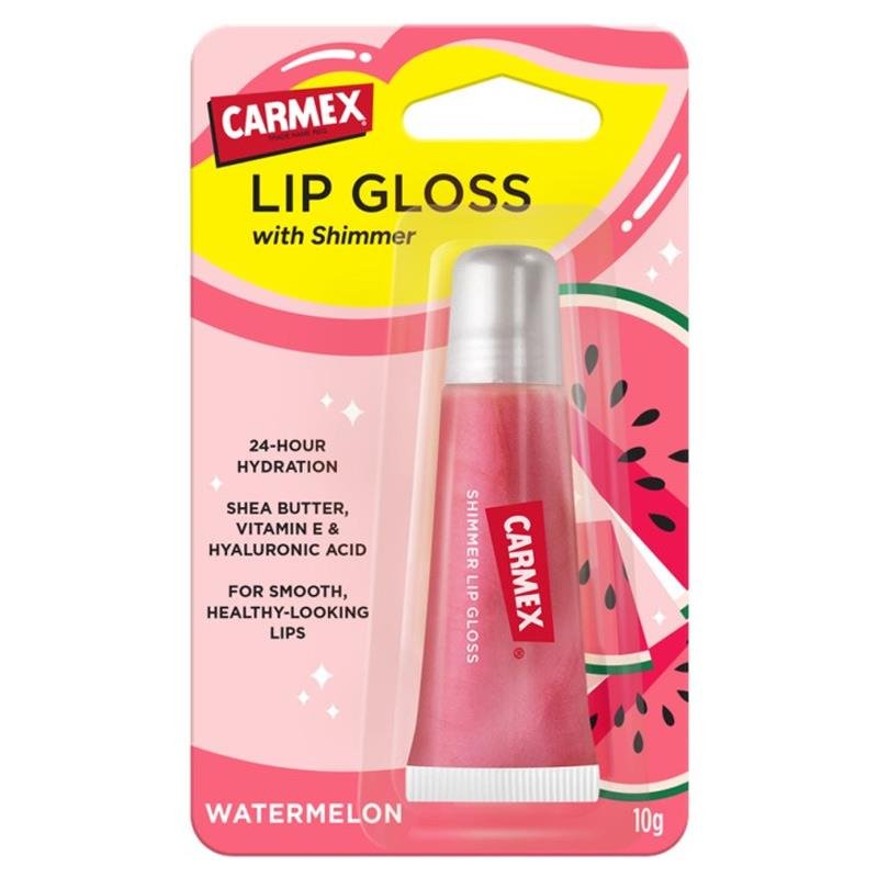 Carmex Lip Gloss with Shimmer Tube Watermelon 10g