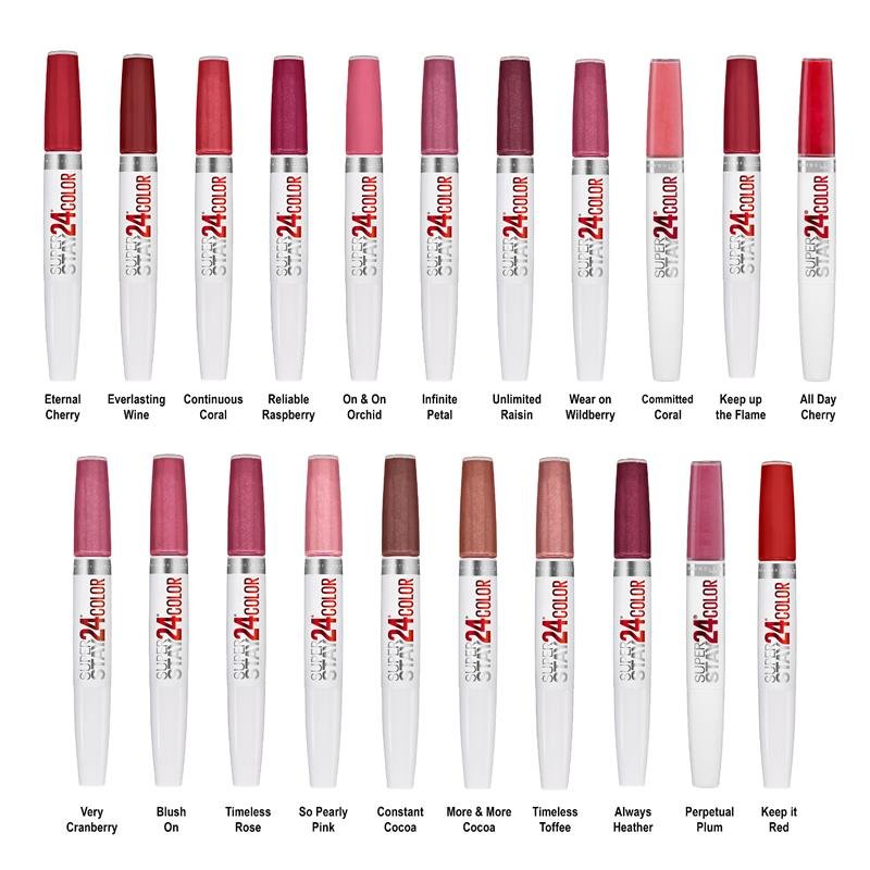 Maybelline Superstay 24 Lip Color Forever Chestnut